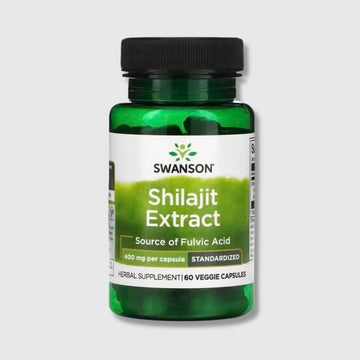 Shilajit  400mg Swanson - 60 capsules | Megapump